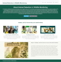 Animal Detection in Wildlife Monitoring Animal Detection in Wildlife Monitoring