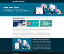 Automatic Question Paper Generator - AI powered exam paper automation Automatic Question Paper Generator - AI powered exam paper automation