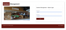 Canteen Management System Canteen Management System