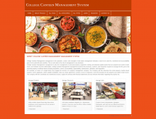 PHP and MySQL Project on College Canteen Management System PHP and MySQL Project on College Canteen Management System
