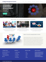 Python, Django and MySQL Project on College Management System Python, Django and MySQL Project on College Management System