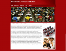 PHP and MySQL Project on Examination Seating Arrangement System PHP and MySQL Project on Examination Seating Arrangement System