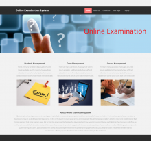 PHP and MySQL Project on Online Examination System PHP and MySQL Project on Online Examination System