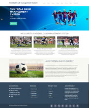 PHP and MySQL Project on Football Club Management System PHP and MySQL Project on Football Club Management System