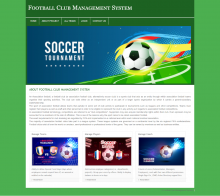 PHP and MySQL Project on Football Club Management System PHP and MySQL Project on Football Club Management System