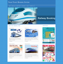 PHP and MySQL Project on Train Ticket Booking System PHP and MySQL Project on Train Ticket Booking System