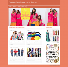 PHP and MySQL Project on Garment Shop Management System PHP and MySQL Project on Garment Shop Management System