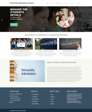Python, Django and MySQL Project on University Admission System Python, Django and MySQL Project on University Admission System