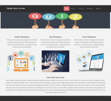 PHP and MySQL Project on Online Quiz System PHP and MySQL Project on Online Quiz System