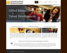 PHP and MySQL Project on University Certificate Management System PHP and MySQL Project on University Certificate Management System
