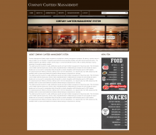 PHP and MySQL Project on Company Canteen Management System PHP and MySQL Project on Company Canteen Management System