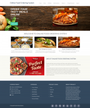 PHP and MySQL Project on Food Ordering System PHP and MySQL Project on Food Ordering System