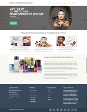 PHP and MySQL Project on Online Cosmetic Shop PHP and MySQL Project on Online Cosmetic Shop