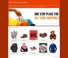 PHP and MySQL Project on Online Shopping System PHP and MySQL Project on Online Shopping System