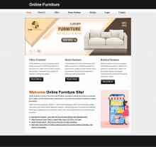 HTML, CSS and JavaScript Project on Furniture Store HTML, CSS and JavaScript Project on Furniture Store